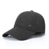 Nueva gorra de béisbol para hombre para otoño e invierno, a prueba de viento, protege los oídos, sombrero de algodón moderno y versátil, engrosado y cálido