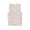 Aliexpress Atacado de Roupas Europeias e Americanas Transfronteiriças 2025 Outono Novo Top Tricotado com Textura e Estampa Floral Elegante