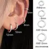 Aretes, argollas para oreja, anillos para cartílago de la oreja, nuevos aretes de argolla pequeños lisos para la oreja, tachuelas para oreja, aretes para mujer, aretes para pareja de hombres