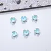 Decorações para Nail Art Flor de Três Pétalas Aurora 3D 6mm Flor Artificial Flor Seca Iridescente Acessórios para Unhas Materiais DIY Feitos à Mão