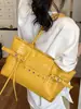 2026 Nuevo Bolso de Mano de un Solo Hombro de Gran Capacidad en PU, Bolso de Mujer con Patrón de Cocodrilo Transfronterizo, Bolso Tote de Moda Europeo y Americano para el Trabajo