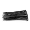 Suministro Directo de Fábrica brida de nylon negra 4*200 500 piezas plástico protección ambiental sujeción auto-bloqueo brida de nylon
