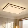 Lámpara de techo estética estilo canción, iluminación para sala de estar y dormitorio estilo chino, iluminación para toda la casa inspirada en Zen, nueva lámpara de hierro de 6 luces estilo chino
