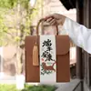 Caixa de Presente para o Festival do Barco-Dragão 2026 Nova Bolsa Tote Criativa de Feltro Souvenir do Xiaohongshu Presente Corporativo para Funcionários