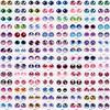 Accesorios para Joyería DIY Ojos de Vidrio Redondos Muñeca Globos Oculares Artificiales Gema del Tiempo Parches de Vidrio Ojos de Animal