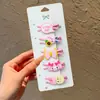 Lindos Pasadores para el Cabello con Lazo de Sanrio Accesorios para el Cabello para Niñas Pasadores para Cabello de Bebé Pinzas para el Flequillo Set de Pasadores para Niña Pequeña