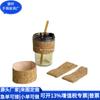 Bolsa para Taza de Té de Corcho Rpet Transfronteriza Cubierta de Taza de Corcho Japonesa y Coreana Cubierta de Copa de Vino Tinto de Corteza Rpet Fábrica de Personalización