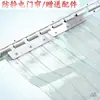 Cortina de Porta Transparente, Cortina de Porta Macia de Fábrica, Isolamento de Verão, Uso em Todas as Estações, Cortina de Porta Macia de Borracha Anti-Estática de PVC