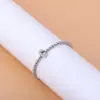 Pulsera Popular de Moda Versátil con Cuentas de 26 Letras Europeas y Americanas Transfronteriza Pulsera Sencilla de Nicho con Letra de Pedrería Joyería