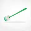 Cepillo de Higiene Cepillo para Inodoro Redondo Cuadrado Hogar Limpieza Escupidera Inodoro Plástico Tipo Plano Silicona Mango Extendido
