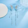 Pinza para Oreja de Mariposa con Borla de Temperamento para Mujer, Pendientes sin Perforación, Nuevo Estilo 2022, Clip Trendy para Cartílago de la Oreja, Joyería para Oreja de Alto Nivel Nicho