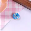 Pingente Mini Donut Argila Macia Simulação Brincos DIY Acessórios Infantis Brinquedos de Comida em Miniatura Decorações para Casa de Bonecas