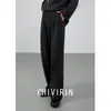 Pantalones Rectos de Lana con Caída para Mujer, Nuevo Estilo Otoño e Invierno 2026, Pantalones Casuales Elegantes y Ajustados para el Trabajo