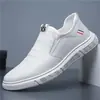 Comercio Exterior Transfronterizo Wholesale Zapatos de Cuero Negro para Hombre Zapatos de Trabajo Casuales de Trabajo Seguridad Zapatos de Cuero Slip-On