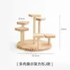 Estante para Flores para Repisa de Ventana de Madera Maciza, Soporte Decorativo Creativo para Suculentas, Estante de Almacenamiento Multinivel para Escritorio en Esquina de Balcón Interior