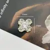 Acessórios personalizados em formato especial de amor, trevo de quatro folhas, liga de diamante, banho de prata, estrela de quatro pontas, presilha, colar, joias