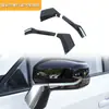 Adecuado para 26 modelos de Toyota RAV4, tazón de manija de puerta exterior negro brillante y modificación de ventana Wildlander