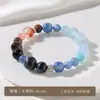 Exquisite Pulseira Feminina de Cristal com Design de Várias Contas, Design de Círculo Único Dopamina, Acessório de Moda Leve e Luxuoso, Joias para Atacado