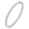 Pulsera Transfronteriza Amazon Nueva Europea y Americana de Bambú de Acero Titanio de 5 mm Acero Inoxidable Oro de 18K Pulsera Simple Versátil Venta al por Mayor