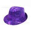 Sombrero de Jazz, Sombrero de Ala Ancha, Para Actuación, Baile con Lentejuelas, Sombrero para Adultos y Niños, Moda del Día del Niño
