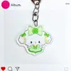 Tk Transfronterizo Nuevo Producto Sanrio Llavero de Trébol de Cuatro Hojas Dibujo Animado Anime Colgante Lindo Colgante de Acrílico para Mochila