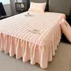 Falda de Cama Acolchada de Algodón de Soja Clase A Pieza Única 2025 Nuevo Protector de Colchón Simmons Cubierta de Cama Estilo Falda de Cama Juego de Tres Piezas