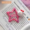 Pinza de presión para el pelo con diseño de estrellas de dibujos animados de colores para niñas pequeñas, Pinza creativa de estrella dulce Sanrio, Pinza de presión para el pelo