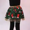 Falda de Gasa de Princesa para Niños, Hecha a Medida de Fábrica, para Actuaciones de Danza Navideña Europeas y Americanas, Falda Tutú Estampada para Niñas