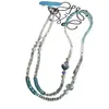 Ins Nuevo Estilo de Gama Alta Cadena Completa de Diamantes Corazón de Cristal Funda para Teléfono Colgante Llavero Colgante para Bolso Largo