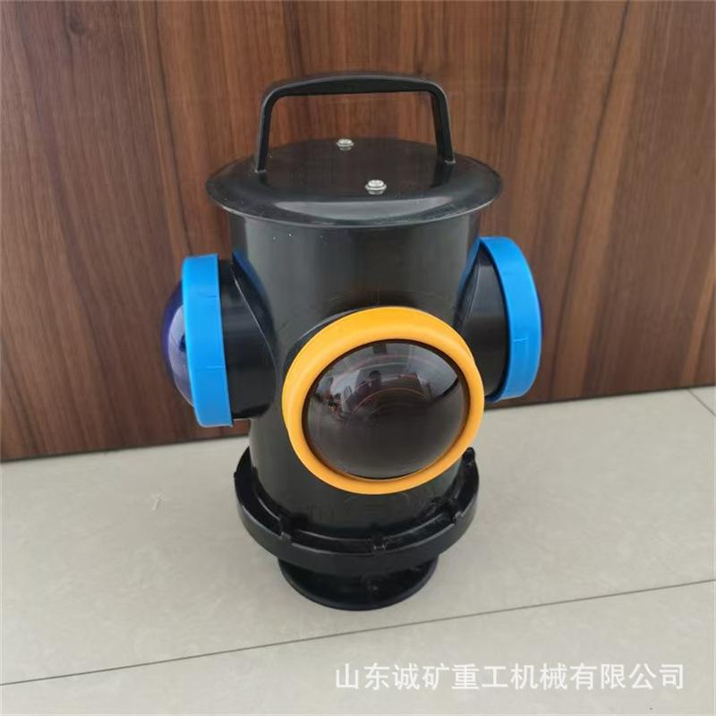 立式扳道器交通信号灯 视觉信号铁路标志灯 充电扳道器信号灯