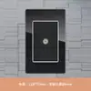 Tomada de Parede 3 Posições Painel Embutido Tipo 118 Vidro Preto Padrão Brasileiro 20A com Porta USB + Tipo C