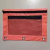Bolsa para Archivos de Tres Agujeros con Doble Cremallera Ojal de Aire Carpeta para Oficina B5 Bolsa de Papelería Bolsa para Lápices de Gran Capacidad Rejillas de Almacenamiento