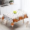 Mantel de Mesa para el Otoño y Acción de Gracias Transfronterizo Calabaza Tema de Otoño Decoración de Mesa Venta Directa de Fábrica Mantel