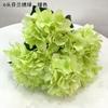 [Hortensia Amarilla] Flor de simulación de boda de comercio exterior 6 cabezas Hortensia finlandesa fabricantes suministro hortensia de alta imitación al por mayor
