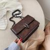 Ins Internet Bolso de Cadena de Moda para Mujer 2021 Otoño Nueva Llegada Moda Estilo Coreano Combinable Casual Retro Hombro Cruzado Bolso Cuadrado Pequeño