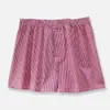 Calça Seta Roupa Íntima Masculina Algodão Tecido Solta Respirável Calça de Dormir Casa Tamanho Plus Shorts Boxer