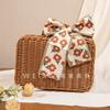 Cesta de ratán vintage cesta de mano regalo dama de honor cesta de mano almacenamiento cesta de picnic regalo cesta de regalo vacía