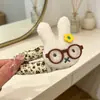Laço de Gato Transparente Fofo Clipe Floral Tchau Tchau Clipe Lateral Feminino Clipe para Franja Doce Versátil Acessórios de Cabelo Adorno de Cabeça