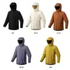 Chaqueta Soft Shell para Hombre de una Sola Capa para Primavera y Otoño, Nueva, Traje Deportivo para Exteriores, Montañismo, Cortavientos, Impermeable, Chaqueta Fina de Terciopelo