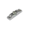 Oulai Hardware Aluminio Polea Simple Ventana Deslizante Riel Inferior Polea Puerta Corredera Plana Polea Antioxidante