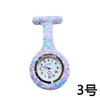 Popular Reloj de Pulsera Redondo para Enfermera con Transferencia de Agua y Estampado Colorido, Correa de Silicona, Reloj de Moda Universal para Estudiantes Mujeres, Esfera al por Mayor