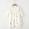 Saco de dormir para bebé para primavera y verano, bata de dormir de algodón puro, manta anti-patadas, pijamas infantiles para niños y niñas, pijama de verano para bebé