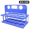 Estante de Almacenamiento Plegable para Botellas de Agua Deportivas de 10 Compartimentos, Portavasos Plegable para Gimnasio, Estante Plegable para Vasos de Agua de Equipo de Ciclismo Portátil
