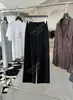 Yuran 26 Estilo Nuevo de Principios de Primavera Modal de Alta torsión Lavado a la Arena Capa de Aire Corte Relajado Adelgazante Cintura Alta Elástico Pantalones de Pierna Ancha