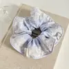 Goma de pelo de retazos florales dulces coreana para mujer, accesorio de tela fresco y simple para coleta, goma de pelo versátil para mujer