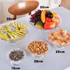 Plato de frutas acrílico KTV plato de frutas plato de dulces de plástico transparente con base plato para bocadillos de frutas plato para frutos secos