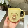 Taza Oso Cápsula Espacial Linda y Linda Engrosada y Resistente a Caídas Taza para Cepillo de Dientes Infantil Taza para Lavar y Cepillar Taza de Cepillo de Dientes para el Hogar