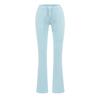 A Versão de Primavera e Verão é Muito Estilosa ~ Calças Flare Soltas de Cintura Baixa Slim Fit Estilo Americano para Mulheres, Calças de Moletom Flare Emagrecedoras de Comprimento Total