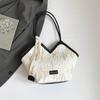 Bolsa Grande Moderna e Popular para Mulheres 2025 Primavera Nova Bolsa de Ombro Grande Capacidade Casual Versátil Bolsa Tote Bolsa para o Dia a Dia