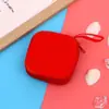 Porta-moedas Quadrado Criativo de Folha de Flandres, Caixa de Armazenamento Fofa para Moedas, Chaves, Fones de Ouvido, Cabos de Dados, Armazenamento Criativo